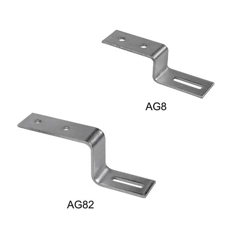 metal loop bracket|4 x metal brackets.